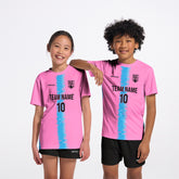 Flight Jersey Static Stripe - Pink